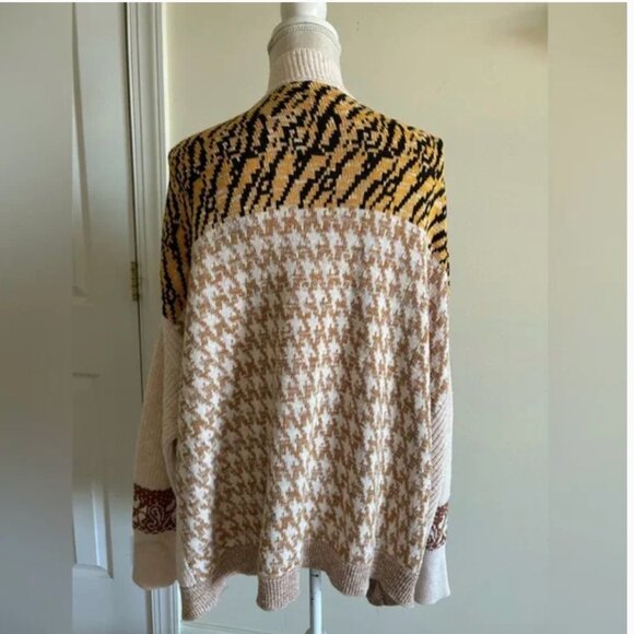 Anthropologie Pilcro cardigan sweater buttons cotton linen blend size 3X - Picture 5 of 9